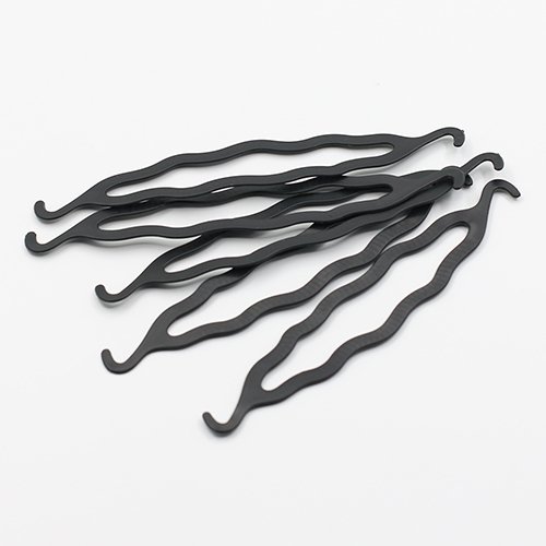 Baost 5 Pcs Double Hook Hair Twist Styling Clip Stick Hair Pin Braid Hair Bun...