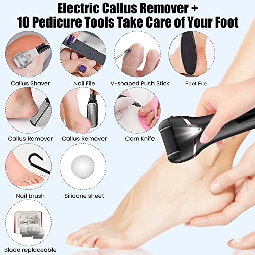 Electric Callus Remover for Feet, Rechargeable Foot File Callus, Professional...