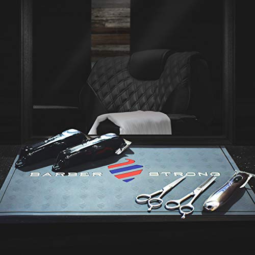 Barber Strong The Barber Mat, Countertop Workstation Mat for from Hair Cuttin...