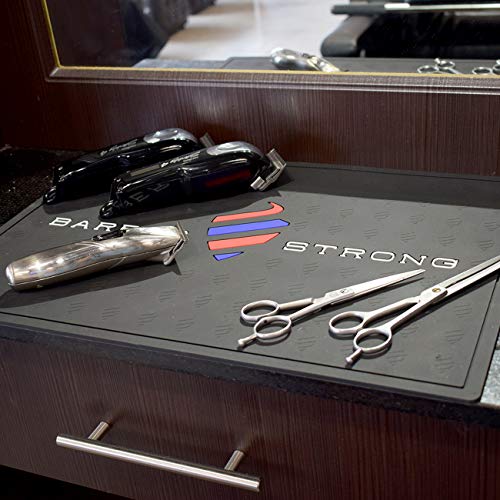 Barber Strong The Barber Mat, Countertop Workstation Mat for from Hair Cuttin...