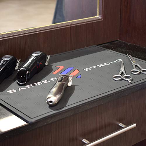Barber Strong The Barber Mat, Countertop Workstation Mat for from Hair Cuttin...