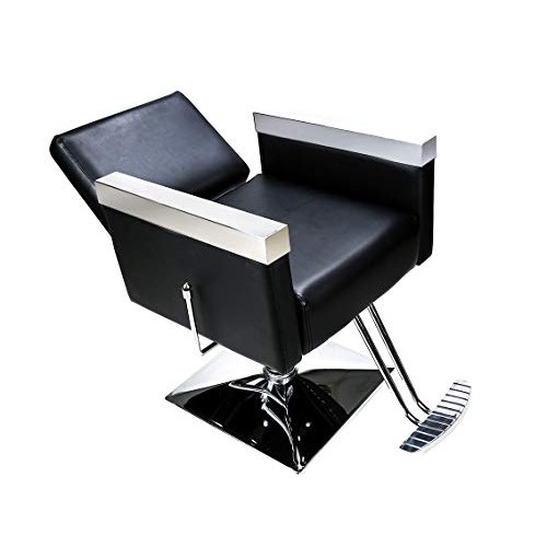 BarberPub Classic Recline Hydraulic Barber Chair Salon Spa Chair Hair Styling...