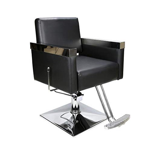 BarberPub Classic Recline Hydraulic Barber Chair Salon Spa Chair Hair Styling...