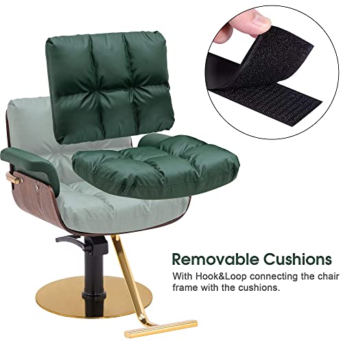 BarberPub Salon Chair Hydraulic Barber Chair Hair Cutting Beauty Spa Salon St...