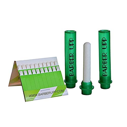 BarberUpp Green Stix + Styptic Pencil Set - Aluminum Sulfate Anti-Bleed Acces...
