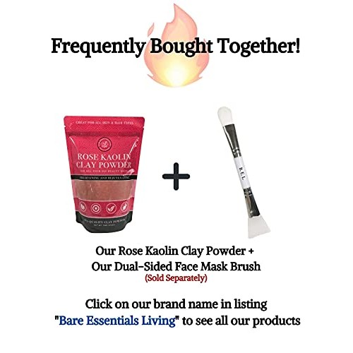 Face Mask Brush and Soft Silicone Clay Facial Mask Applicator – Dual Sided Co...