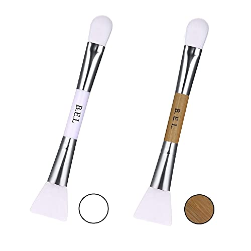 Face Mask Brush and Soft Silicone Clay Facial Mask Applicator – Dual Sided Co...
