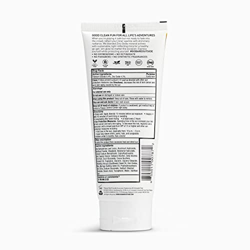 Bare Republic Mineral Sunscreen & Sunblock Shimmer Body Lotion with Zinc Oxid...
