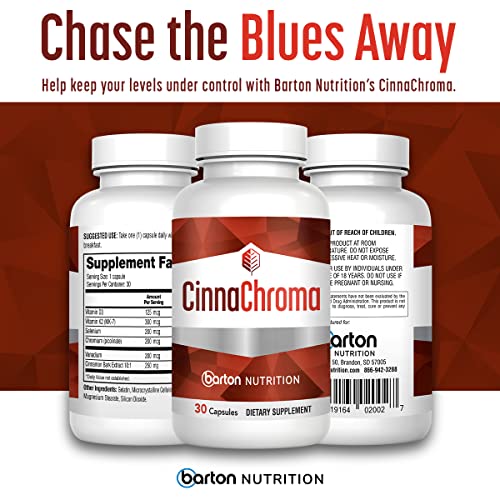 Barton Nutrition CinnaChroma Cinnamon Capsules - Cinnamon Extract Supplement ...