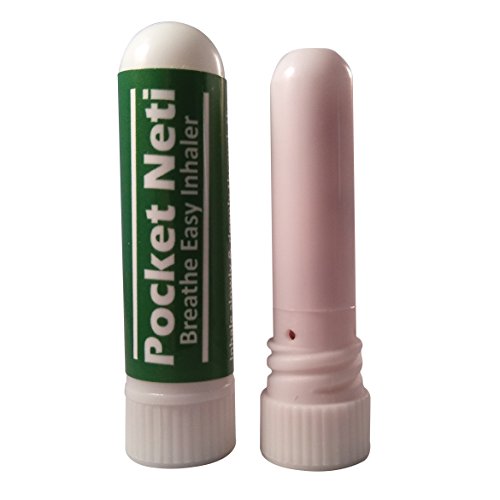 Pocket Neti Breathe Easy Himalayan Salt Aromatherapy Sinus Inhaler 2 Pack wit...
