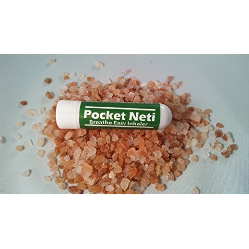 Pocket Neti Breathe Easy Himalayan Salt Aromatherapy Sinus Inhaler 2 Pack wit...