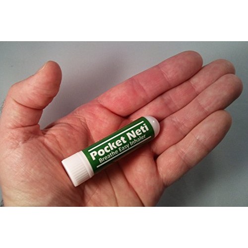 Pocket Neti Breathe Easy Himalayan Salt Aromatherapy Sinus Inhaler 2 Pack wit...