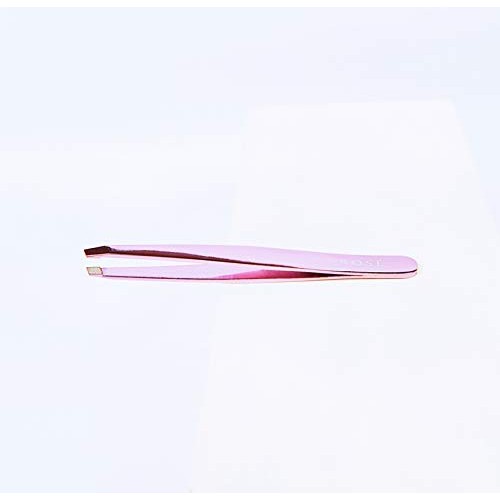 Basicare 7113 Rose Gold Slant Tweezer, Stainless Steel, Pink