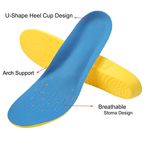 Shoe Insoles, Orthotic Insoles, Memory Foam Insoles Providing Great Shock Abs...