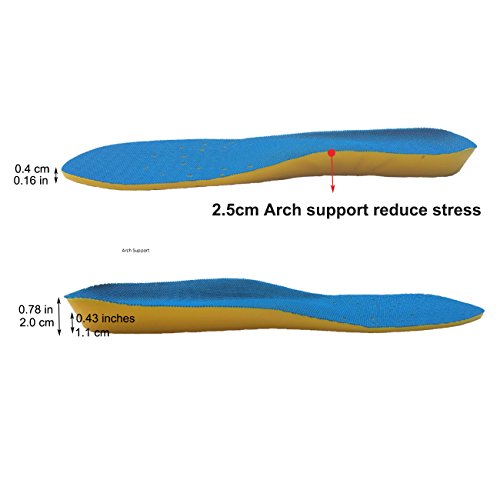 Shoe Insoles, Orthotic Insoles, Memory Foam Insoles Providing Great Shock Abs...