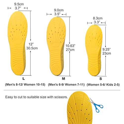 Shoe Insoles, Orthotic Insoles, Memory Foam Insoles Providing Great Shock Abs...