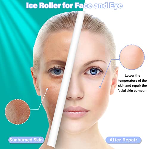 Ice Roller for Face and Eye,Baspee Silicone Ice Face Roller Skin Care Mold,Gu...