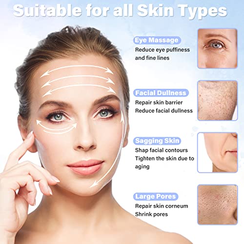 Ice Roller for Face and Eye,Baspee Silicone Ice Face Roller Skin Care Mold,Gu...