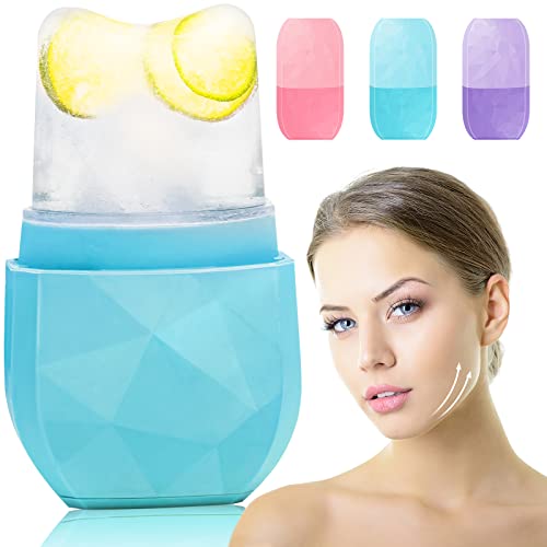 Ice Roller for Face and Eye,Baspee Silicone Ice Face Roller Skin Care Mold,Gu...