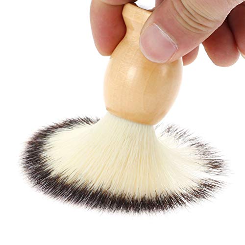 Bassion 2 Pack Shaving Brush for Men with Hard Wood Handle, Luxury Profession...