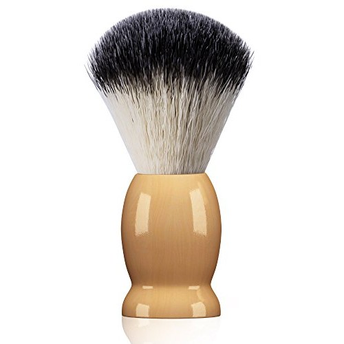 Bassion Hand Crafted Shaving Brush for Men, Professional Hair Salon Tool with...
