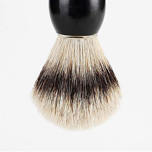 Bassion Hand Crafted Shaving Brush with Hard Wood Handle, Men's Luxury Profes...