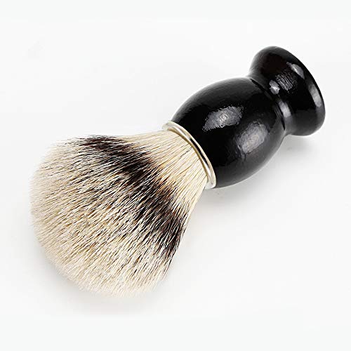 Bassion Hand Crafted Shaving Brush with Hard Wood Handle, Men's Luxury Profes...