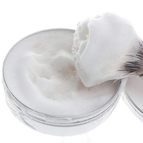 Bassion Hand Crafted Shaving Brush with Hard Wood Handle, Men's Luxury Profes...