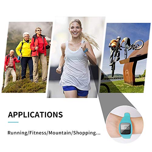 BATAUU Fitness Tracker, 3D Digital Watch Pedometer for Walking & Running, Sim...