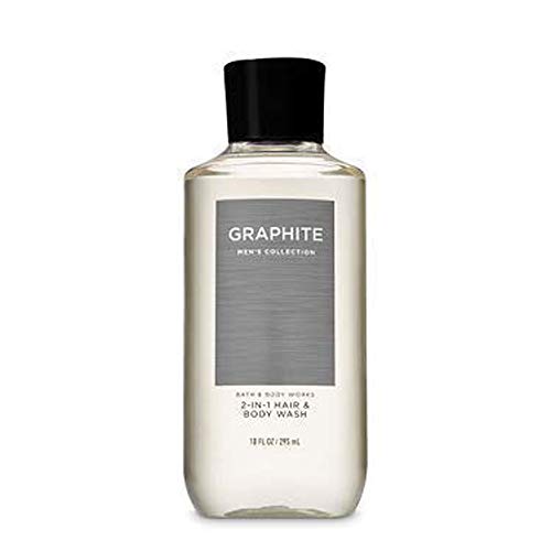 Bath and Body Works 3 Pack 2-in-1 Hair + Body Wash Freshwater, Graphite and O...