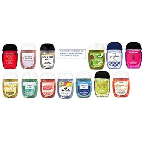 Bath and Body Works Anti-Bacterial Hand Gel 10-Pack PocketBac Sanitizers, Ass...
