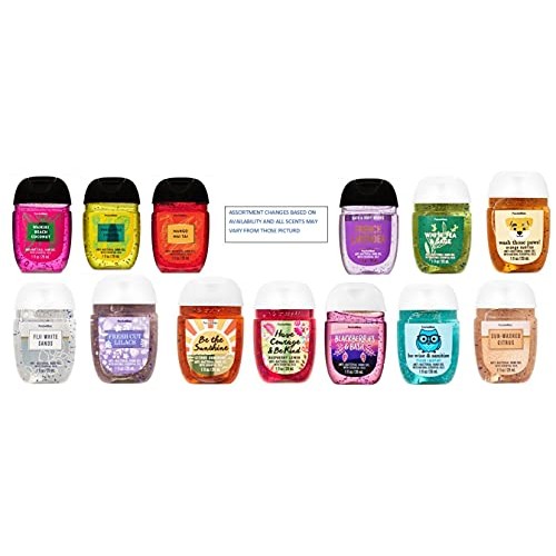 Bath and Body Works Anti-Bacterial Hand Gel 10-Pack PocketBac Sanitizers, Ass...