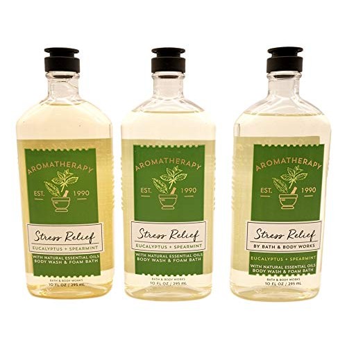 Bath & Body Works Aromatherapy Eucalyptus Spearmint Stress Relief Body Wash &...
