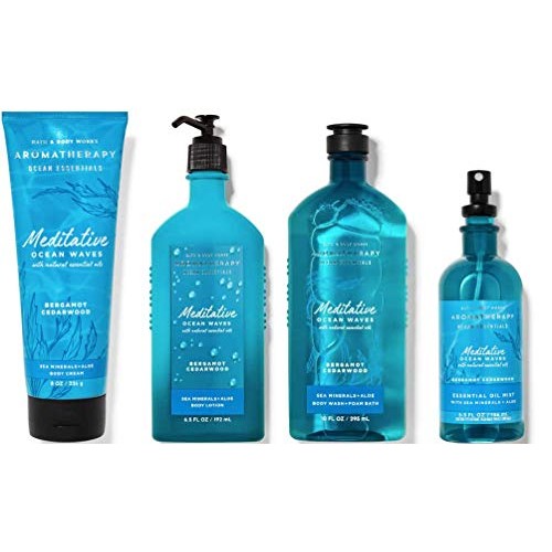 Bath and Body Works Aromatherapy Ocean Essential Meditative Ocean Waves - Del...