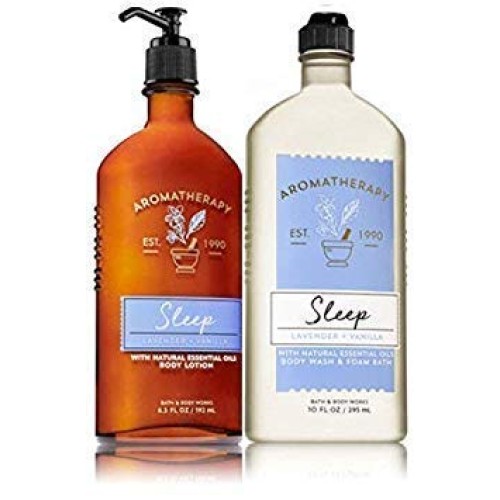 Bath & Body Works Aromatherapy Sleep - Lavender + Vanilla Body Lotion, 6.5 Fl...