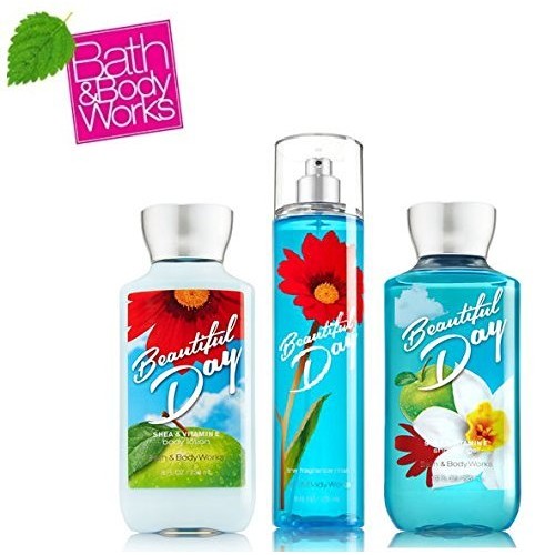 Bath & Body Works Beautiful Day Gift Set - All New Daily Trio (Full-Sizes)