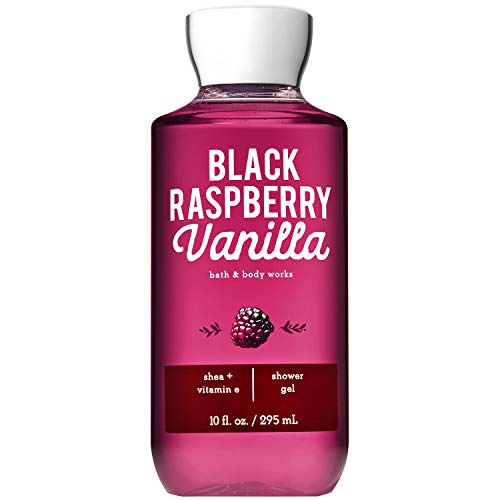 Bath and Body Works BLACK RASPBERRY VANILLA Shower Gel 10 Fluid Ounce (2019 E...