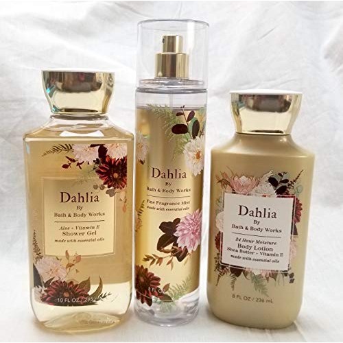 Bath and Body Works Body Care w/Essential Oils New Fall 2020 Scent - Dahlia -...