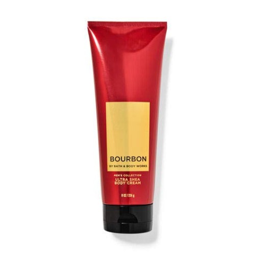 Bath & Body Works Bourbon - Ultra Shea Body Cream 8 oz, 2-in-1 Hair + Body Wa...