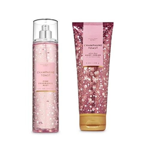 Bath and Body Works - Champagne Toast - Fine Fragrance Mist and Ultra Shea Bo...