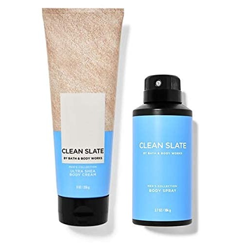 Bath and Body Works Clean Slate Duo Gift Set - Body Cream and Body Spray - Fu...