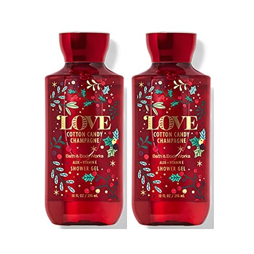 Bath and Body Works Cotton Candy Champagne Shower Gel Gift Sets 10 Oz 2 Pack ...