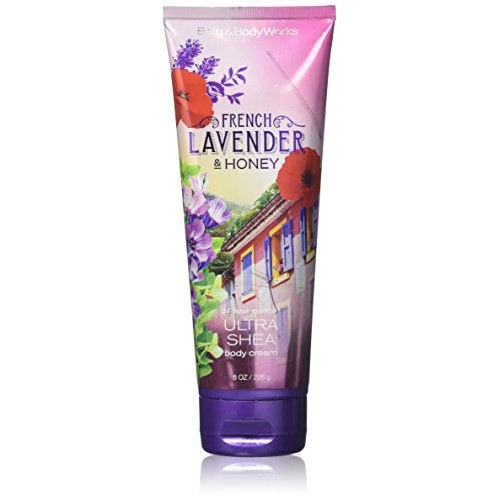 Bath & Body Works French Lavender & Honey 24 Hour Ultra Shea Body Cream 8 oz