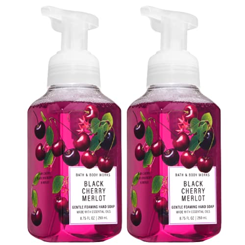 Bath and Body Works Gentle Foaming Hand Soap, Black Cherry Merlot 8.75 Ounce ...