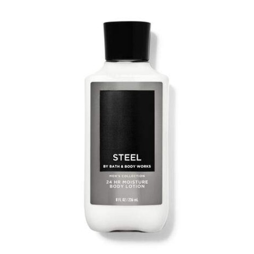 BATH AND BODY WORKS GIFT SET STEEL FOR MEN - Body Lotion - Body Wash & Body C...