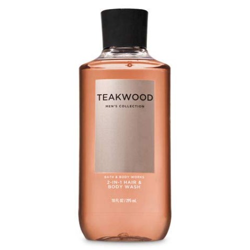 BATH AND BODY WORKS, GIFT SET TEAKWOOD FOR MEN ~ BODY WASH ~ BODY CREAM AND D...