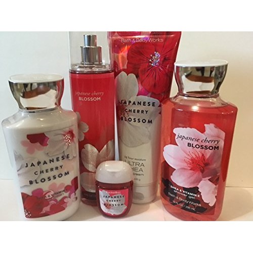 Bath & Body Works JAPANESE CHERRY BLOSSOM Lotion ~ Cream ~Fragrance Mist ~ Sh...