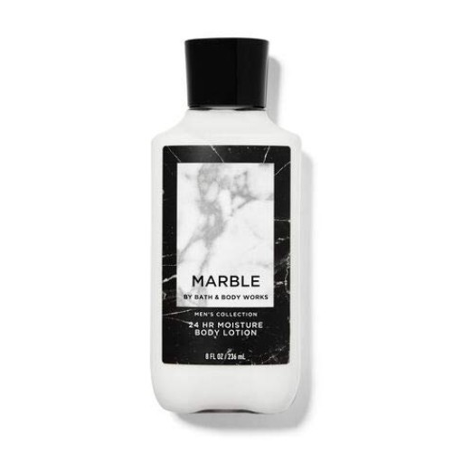 BATH AND BODY WORKS MARBLE FOR MEN TRIO GIFT SET - Body Lotion - 3 IN 1 Hair,...