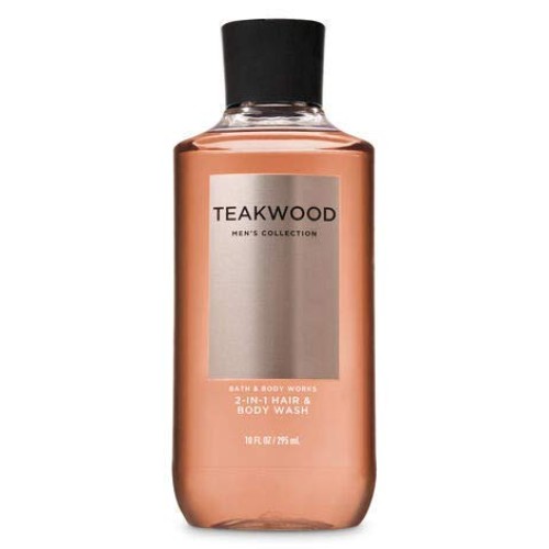 Bath and Body Works, Signature Collection Teakwood 2-in-1 Hair + Body Wash (1...
