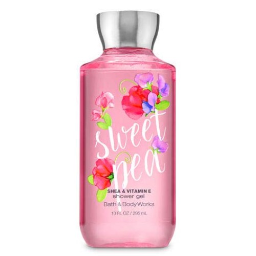 Bath and Body Works Sweet Pea Set, Body Lotion, Shower Gel and Fragrance Mist...